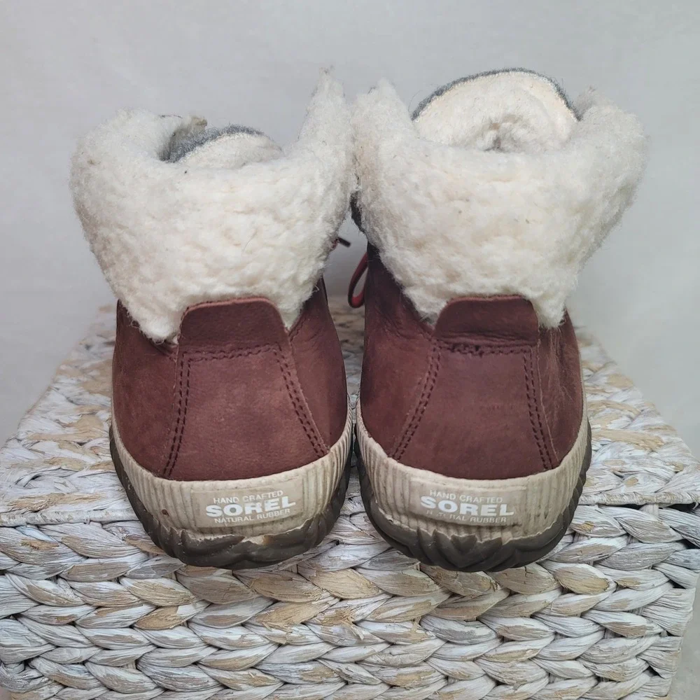 Sorel Out N About Plus Conquest Waterproof Boots Heritage Brown Size 11 Gorpcore